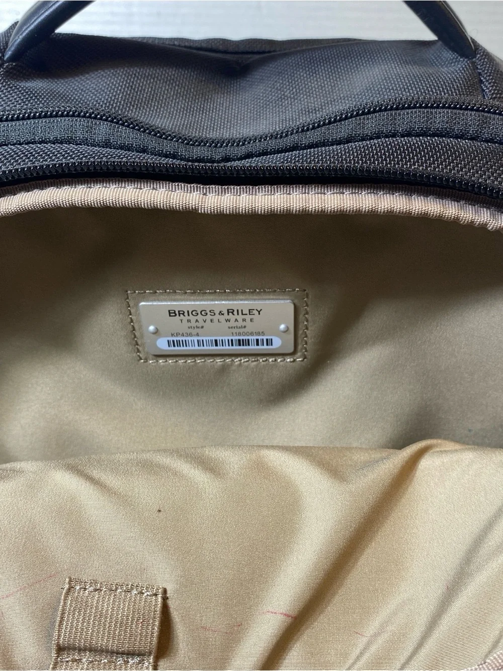 Briggs & Riley @work Large Cargo Backpack Black Laptop Travel Bag KP436-4 Clean